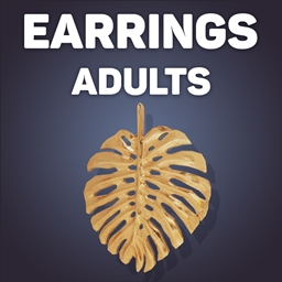 Monstera Leaf Earrings project image