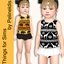 African Animals Swim Skirt logo