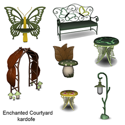 Recolor Enchanted Courtyard logo