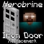 Herobrine Iron Door w/ Sounds logo