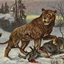 cave lion fossil logo