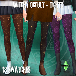 Witchy Occult - Tights logo