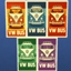 VW Bus poster set logo