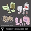 Takeout Restaurant Containers - sushi, cafe, Chinese, taco, pizza and more fast food options logo