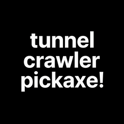 tunnel crawler pickaxe! logo