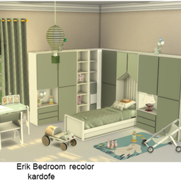 Recolor Erik Bedroom - The Sims 4 Build / Buy - CurseForge
