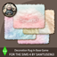 Pastel Fluffy Rectangular Dance Rug #1 Samtuse963