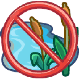 no autonomous play in water logo