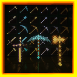 MrSwords & Tools 3D Glowing logo
