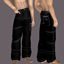 straight leg pants logo