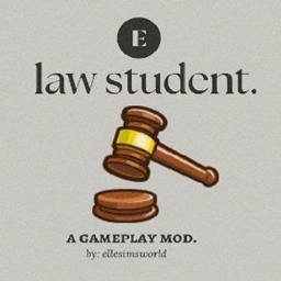 Law School Student Mod (V1) by ellesimsworld rabbithole version /  Spanish translation by GatamolLunastra