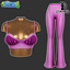 Maya Crop S123 and Trousers S124 logo