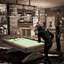 Man Cave (Functional billiards!) logo