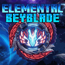 Elemental Spin tops (anime) logo