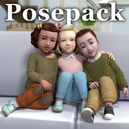 Toddler Triplet Posepack logo