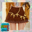 Gold Cross Chain Accent  Plaid Mini Skirt logo