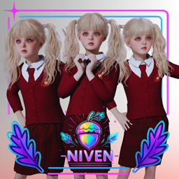 Pomodoro School Uniform )Winter version) F logo