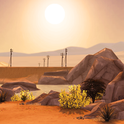 Oasis Springs Sunset 2 Loading Screen logo