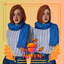 Marlon Blue Scarf F logo