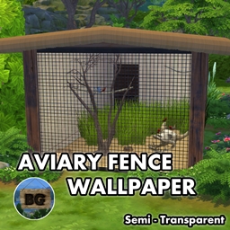 Aviary Fence - Wallpaper ~ Wall ~ logo