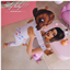 Couple poses ''My baby'' logo
