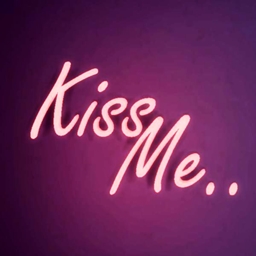 Flirty - Kiss Me - Neon Wall Light logo