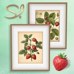 Berry Blossom Painting 🍓