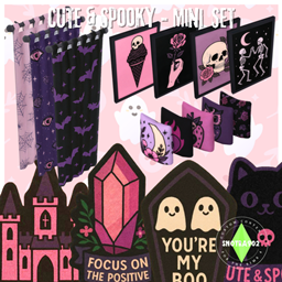 Cute & Spooky - Mini Set Decors