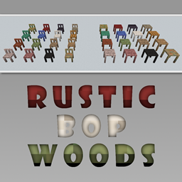 Rustic BOP Woods logo