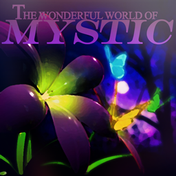The wonderful world of mystic logo