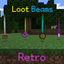 Loot Beams Retro logo