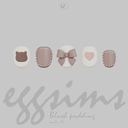 blush pudding nails logo