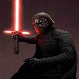 Kylo Ren's lightsaber logo