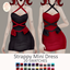 Strappy Enigma Mini Dress logo