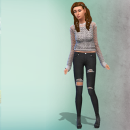 Rocker Casual Styled Look - Gallery - The Sims 4 Create a Sim - CurseForge