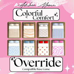 Colorful Comfort Override logo