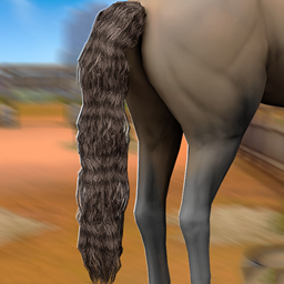 Aurum - Azule curly horse tail