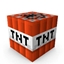 Every time you destroy a block it explodes logo