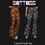 Pumpkin Flower Bell Bottoms by fayethegray logo