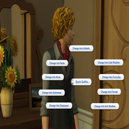Mod Quick Outfits par Zero's sims 4 - Traduction FR logo