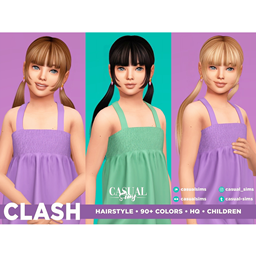 CasualSims - Clash Hairstyle Children (With Bangs) logo