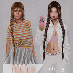 DOUX - Cherry Hairstyle (4 Hairs - PACK)