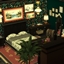 Whimsical moody dark bedroom - BG with my CC - all Maxis Match logo