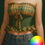 🌿 Rustic Charm Bustier Top logo