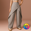  Asymmetrical Layered Pants 👖✨ logo