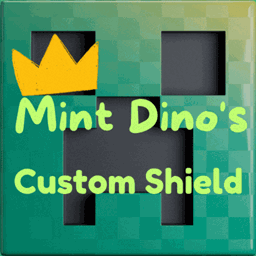 Mint Dino's Custom Shields logo