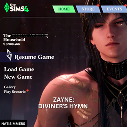 LADS: Zayne (黎深) Diviner's Hymn Main Menu Override logo