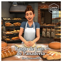🍞✨ Lot Trait — Bakery by kiarasims4mods — Spanish Translation ES 💚🎉