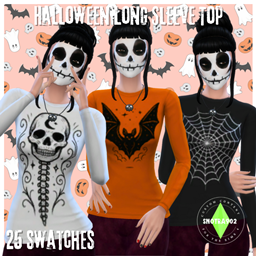 Halloween Long  Sleeve Top logo