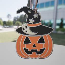 Halloween - Glowing Pumpkin Earrings(F) logo